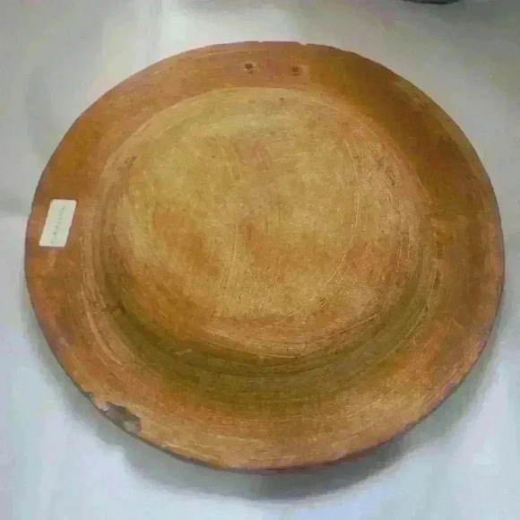 Kokopelli fertility music art wall hanging mexico handmade ceramic large - Picture 5 of 16